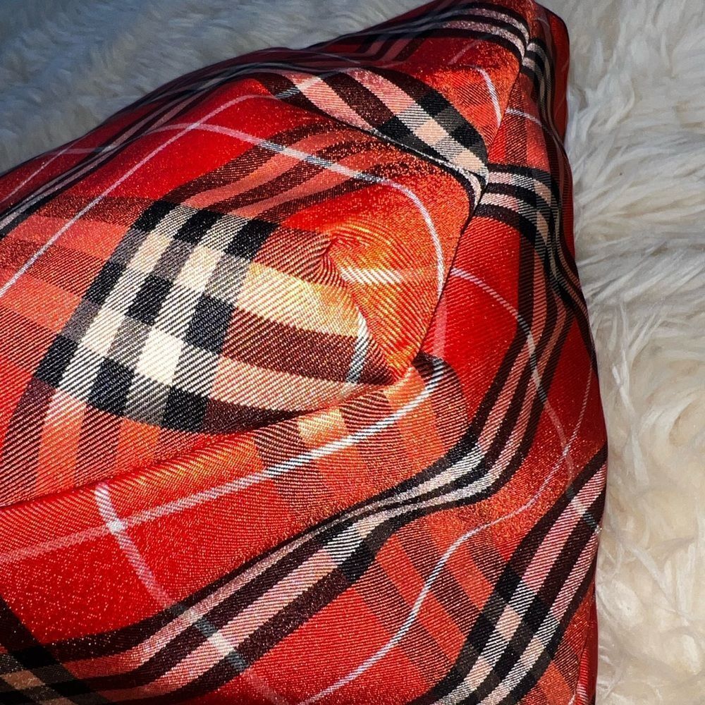 AUTH BURBERRY BAG IN RED/ORANGE!!!! - Picture 14 of 15